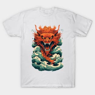 Chinese red Dragon T-Shirt